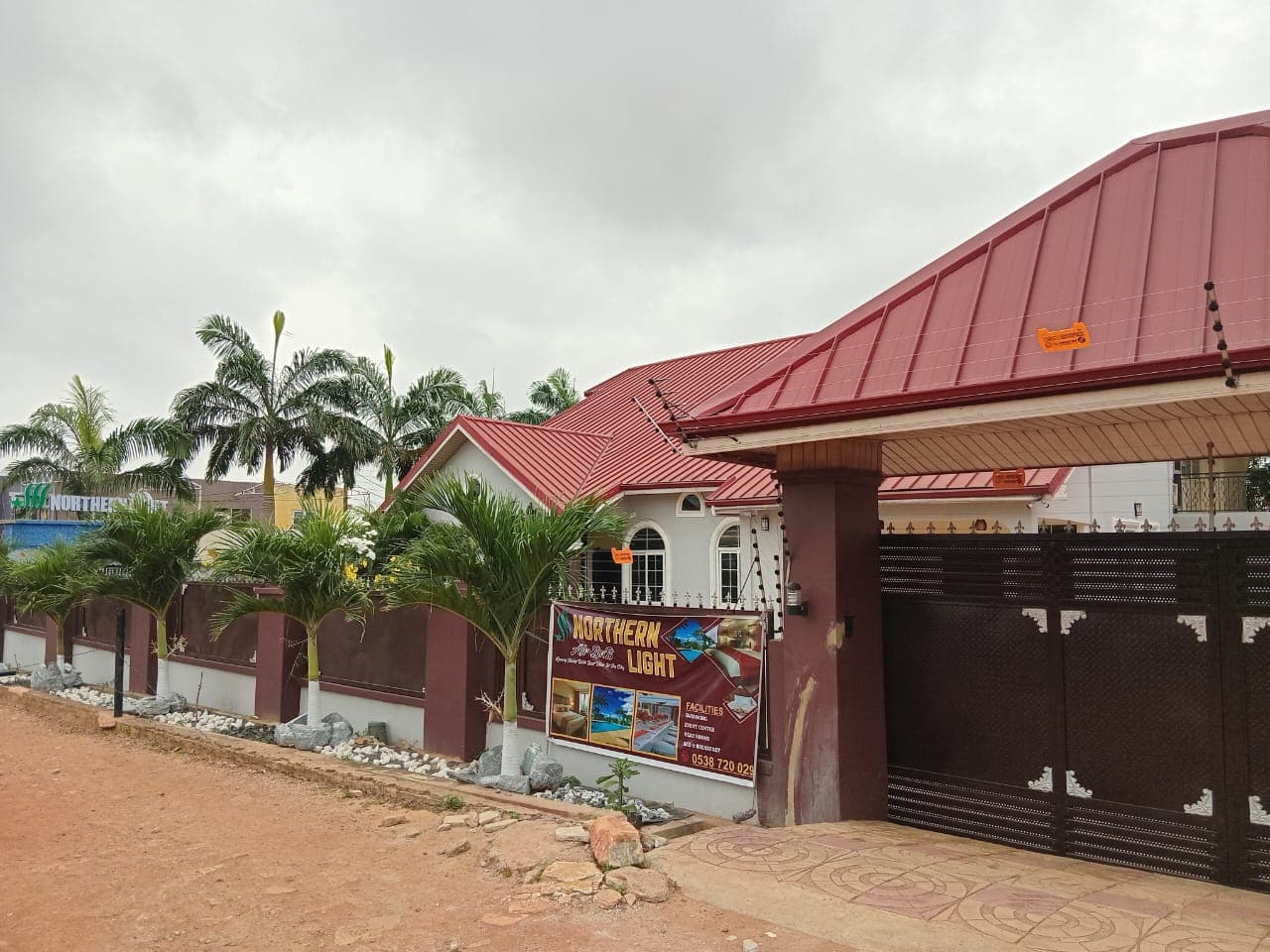 Modern entrance